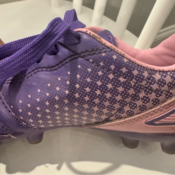 Dream Pairs Superflight 1K Girls Purple/Pink Soccer Cleats - Toddler Size 11 - Picture 9 of 12
